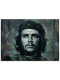 İkonik devrimci Che Guevara'nın sanatsal portresi.