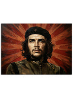 İkonik Che Guevara ve devrim teması.