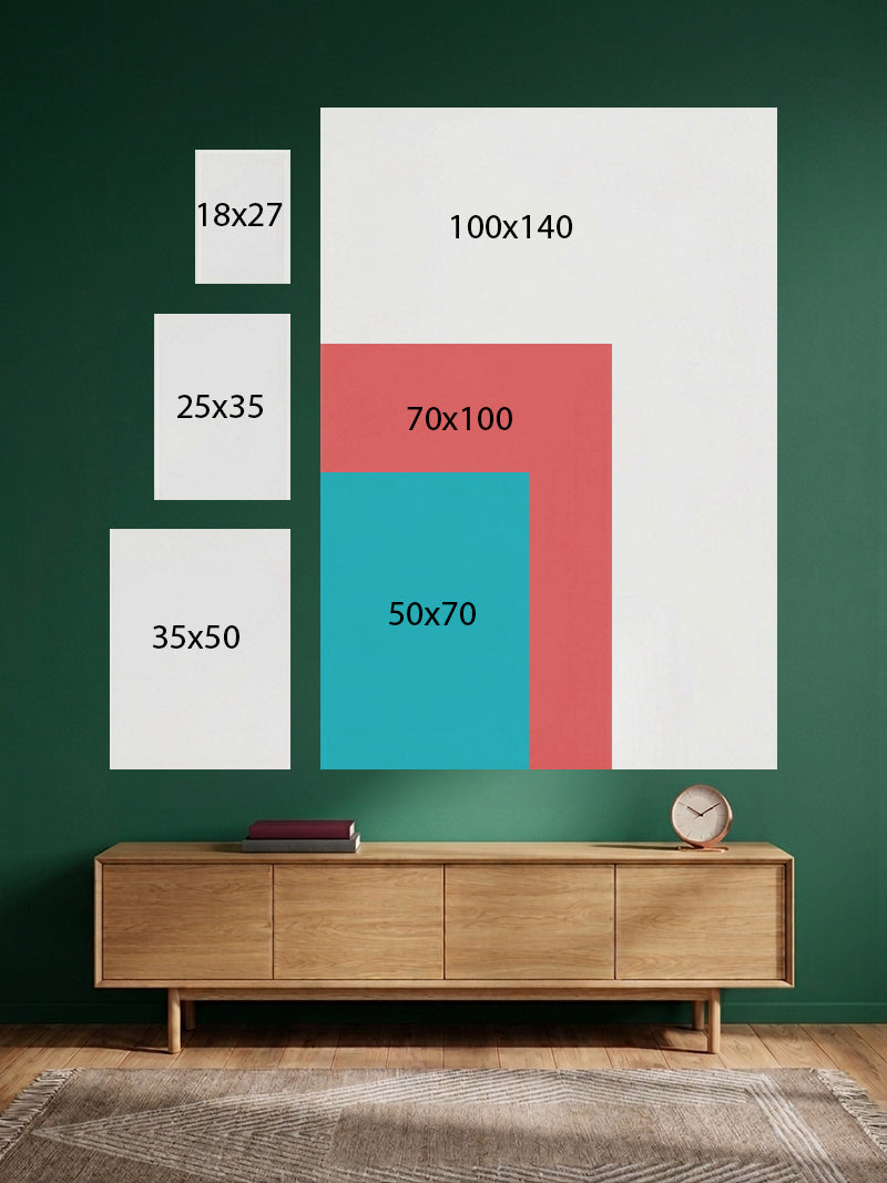New York Güneşli Gökdelenler Manzarası Kanvas Tablo