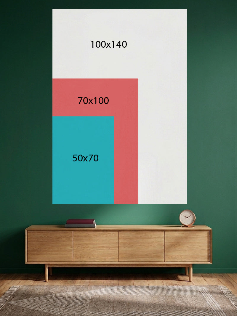 Savaşçı Makyajlı Ve Dövmeli Kadın Kanvas Tablo